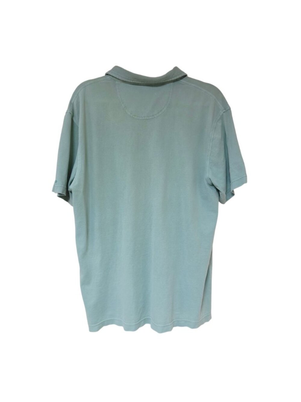 IZOD Polo Shirt Satlwater Relaxed Classic Mens Sz L Teal Green Embroidered Logo - Picture 2 of 7